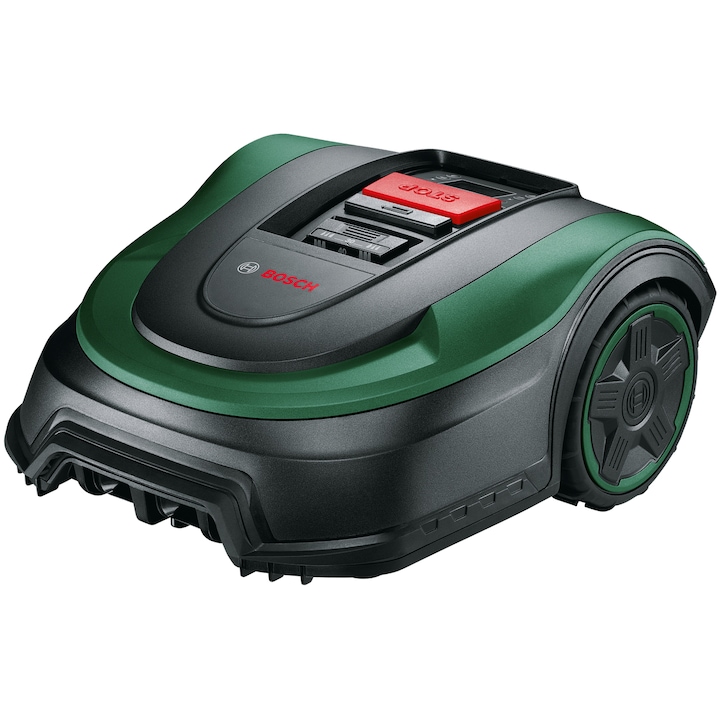 Reducere  RESIGILAT: Robot de tuns iarba, Bosch, Indego S 500, 18 V, 500 m2, Verde/Negru