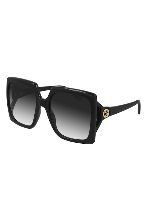 Reducere  RESIGILAT: Gucci – Ochelari de soare dreptunghiulari cu lentile in degrade, Negru