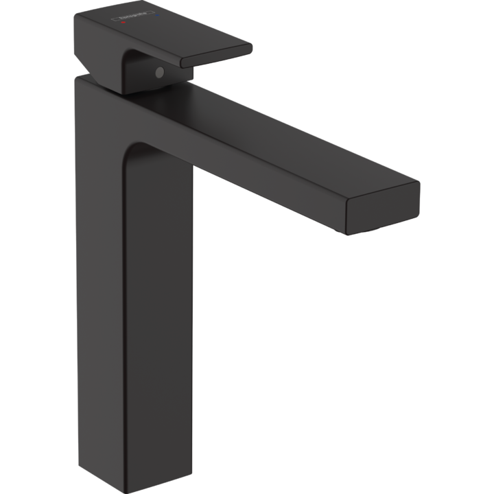 Reducere  RESIGILAT: Baterie lavoar Hansgrohe Vernis shape 190, monocomanda, negru mat