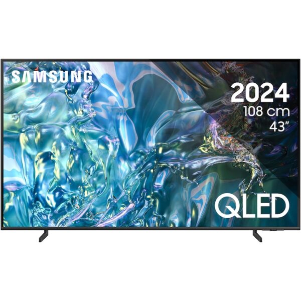 Reducere  RESIGILAT: Televizor SAMSUNG QLED 43Q60D, 108 cm, Smart, 4K Ultra HD, Clasa F (Model 2024)