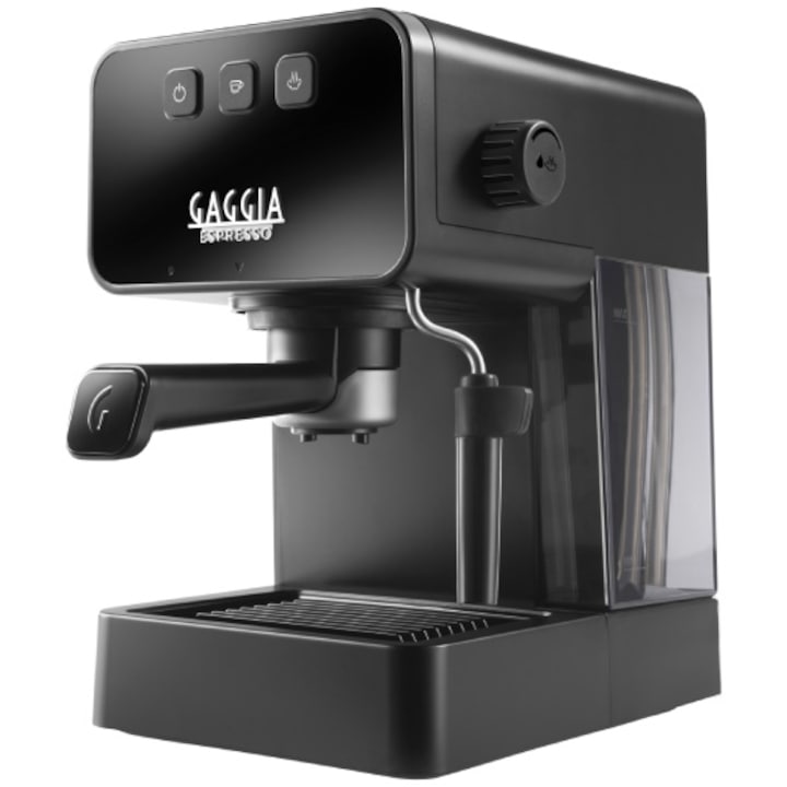 Reducere  RESIGILAT: Espressor manual Gaggia Style Black EG2111/01, 15 bar, capacitate rezervor apa 1.2 l, 230V, 1900 W, oprire automata, functie Memo, negru