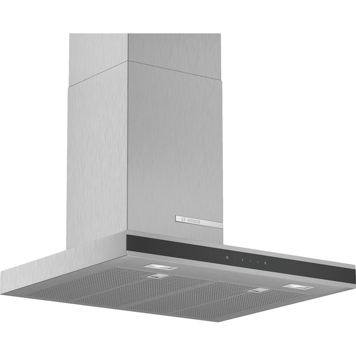 Reducere  RESIGILAT: Hota incorporabila decorativa Bosch DWB67FM50, Putere absorbtie 752 m3/h, Control TouchSelect, Iluminare LED, Clasa B, 60 cm, Inox