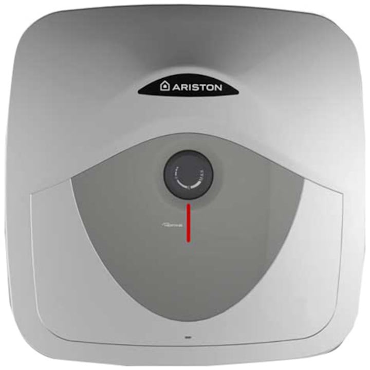 Reducere  RESIGILAT: Boiler electric Ariston Andris RS 15U EU, 15 l, 1200 W, Led iluminat, Protectie electrica IPX1, Montare sub chiuveta, Reglaj extern de temperatura