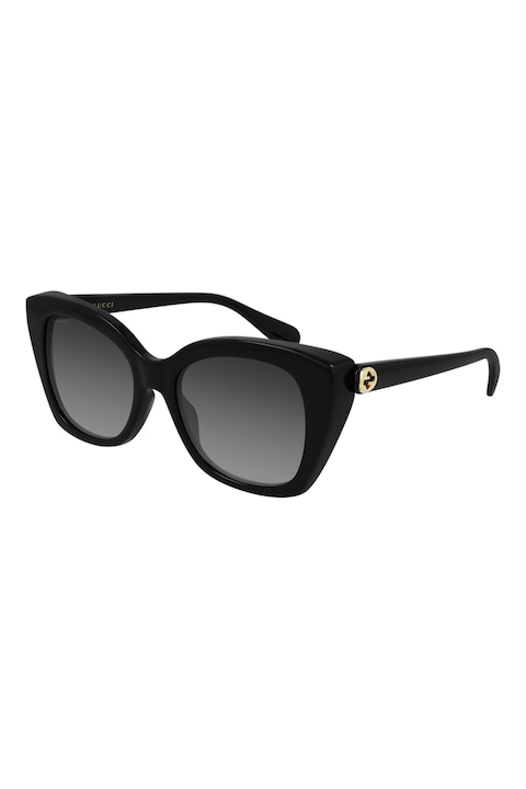 Reducere  RESIGILAT: Gucci – Ochelari de soare butterfly, Negru, 55-19-145 Standard