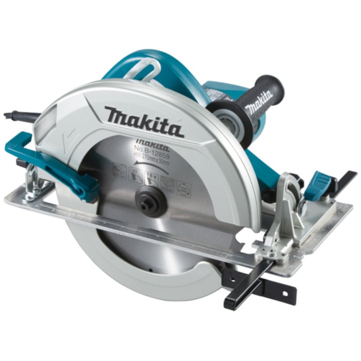 Reducere  RESIGILAT: Fierastrau electric circular Makita HS0600, 2000 W, 270 mm diametru disc, 97 mm capacitate de tăiere la 90°, 69 mm capacitate de tăiere la 45°