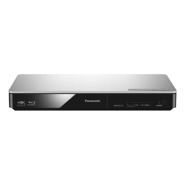 Reducere  RESIGILAT: Blu-ray player Panasonic DMP-BDT181EG, 3D, Upscaling 4K, Smart, DLNA, Argintiu