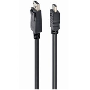 Reducere  RESIGILAT: Cablu video Gembird DisplayPort (T) la HDMI (T), 10m, Negru, CC-DP-HDMI-10M