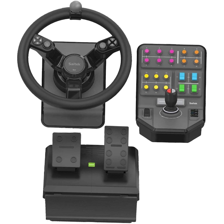 Reducere  RESIGILAT: Echipament complet Logitech G Heavy Farm Sim Controller