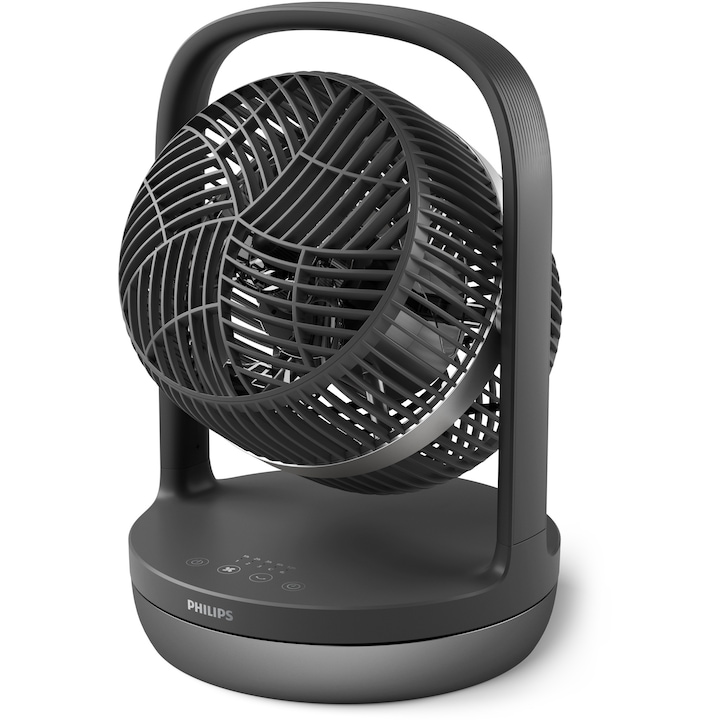 Reducere  RESIGILAT: Ventilator de masa Philips CX3050/01, 28W, 3 setari de viteza, Mod natural, Breeze, Sleep, Rotatie, 23 cm diametru, timmer, negru