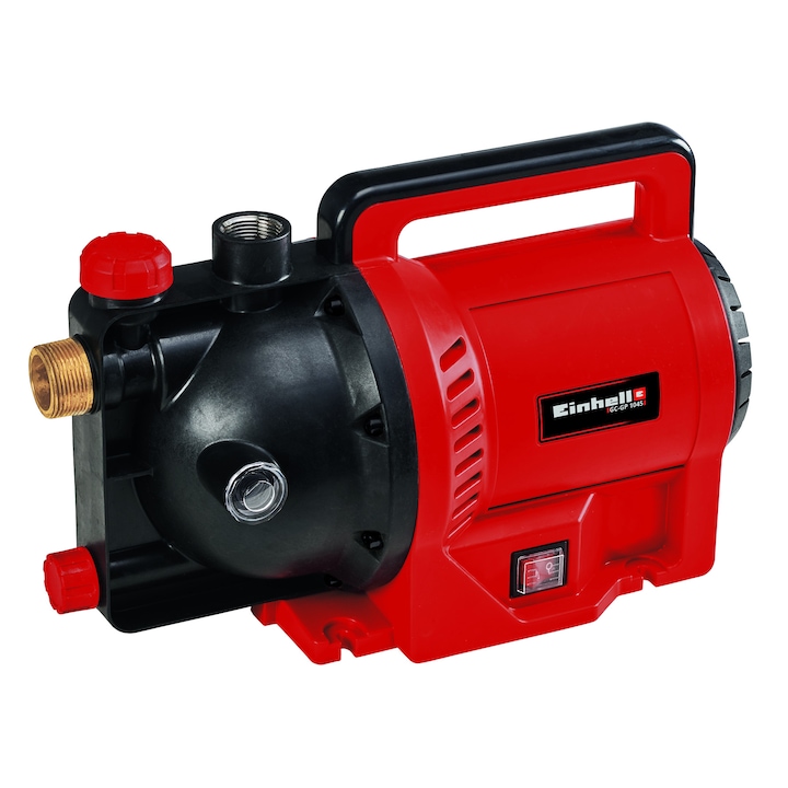 Reducere  RESIGILAT: Pompa apa de suprafata pentru apa curata Einhell GC-GP 1045, 1050 W, 4500 l/h debit maxim, 4.8 bar presiune maxima, 35°C temperatura maxima, 48 m refulare, 8 m absorbtie