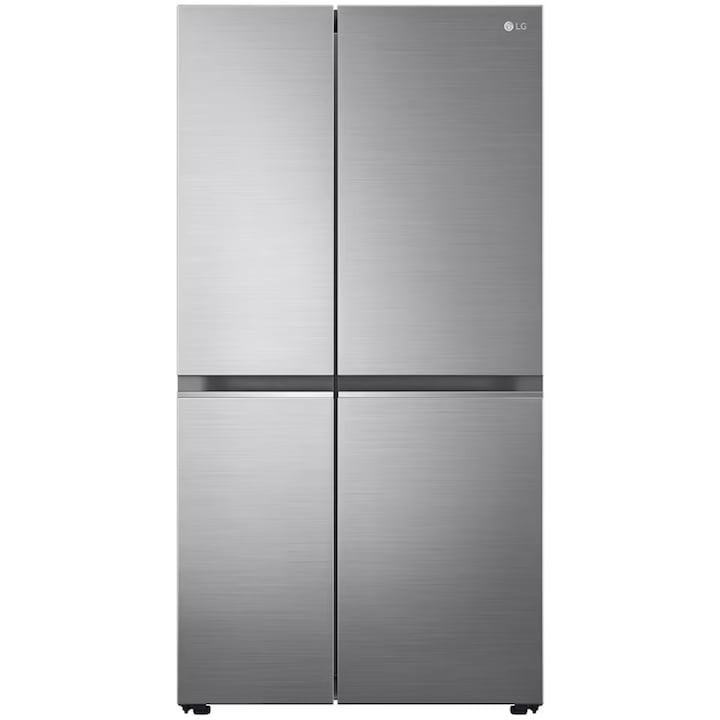 Reducere  RESIGILAT: Side by side LG GSBV70PZTE, 655 l, No Frost, DoorCooling, Clasa E, Compresor Linear Inverter, LinearCooling, UltraSleek, Smart Diagnosis, H 179 cm, Inox