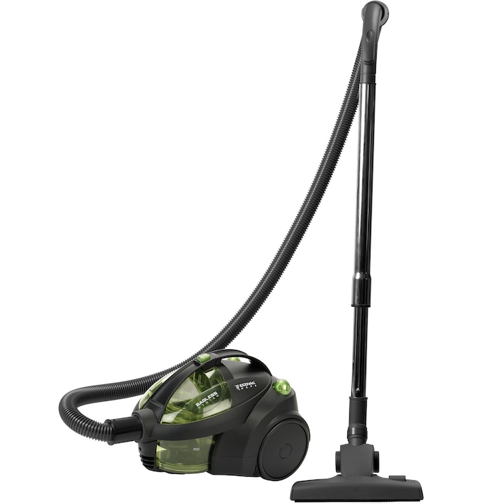 Reducere  RESIGILAT: Aspirator fara sac Star-Light ACVS-720B, 700 W, 2 l, Tub telescopic, Filtru HEPA, Negru/Verde