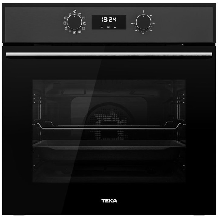 Reducere  RESIGILAT: Cuptor incorporabil Teka HSB 630 BLACK, Electric, 70 l, Multifunctional, 8 programe, Touch control, HydroClean PRO, Clasa A+, Negru