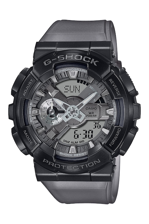 Reducere  RESIGILAT: Casio – Ceas digital si analog G-Shock, Gri inchis