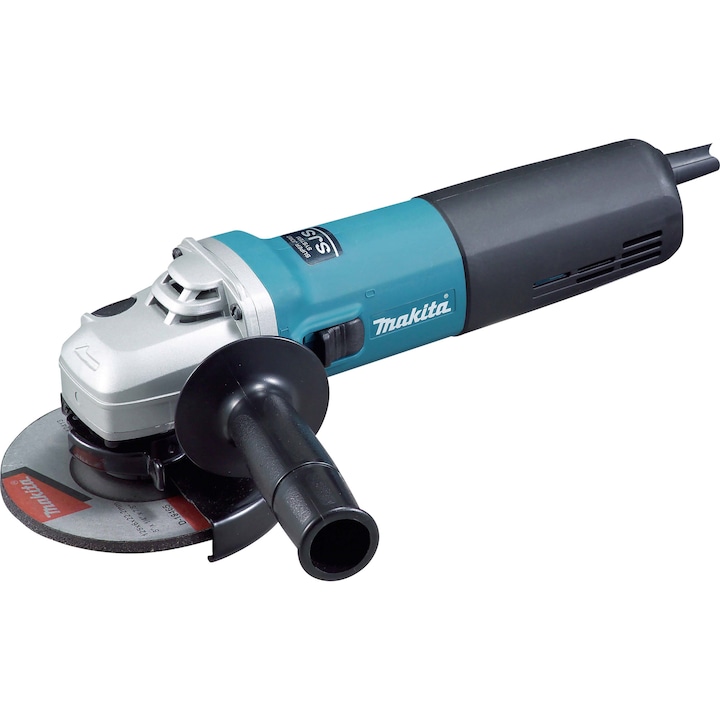 Reducere  RESIGILAT: Polizor unghiular Makita 9565CR, 1400 W, 12.000 RPM, 125 mm diametru disc, M14 filet arbore