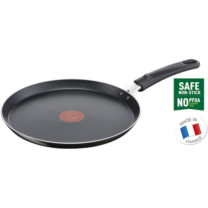 Reducere  RESIGILAT: Tigaie de clatite Tefal Simple Cook, Thermo-Signal, invelis antiaderent din titan, 25 cm