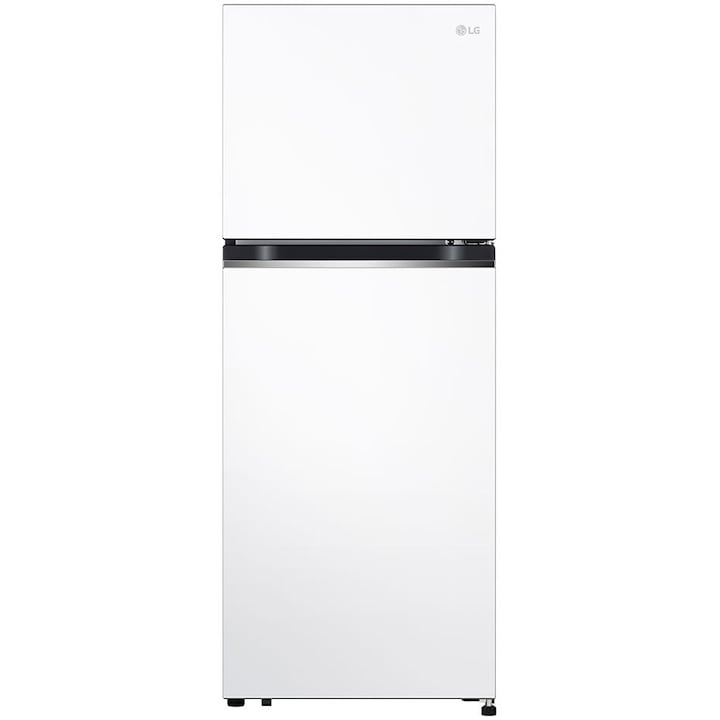 Reducere  RESIGILAT: Frigider cu doua usi LG GTBV22SWGKD, 217 l, No Frost, Compresor Inverter, H 145 cm, Clasa E, Alb