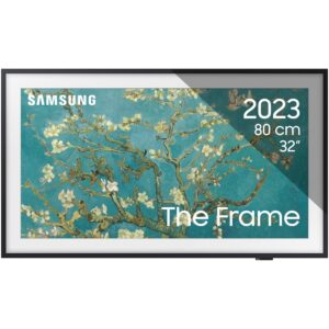 Reducere  RESIGILAT: Televizor SAMSUNG Tablou QLED The Frame 32LS03C, 80 cm, Smart, Full HD, Clasa F (Model 2023)