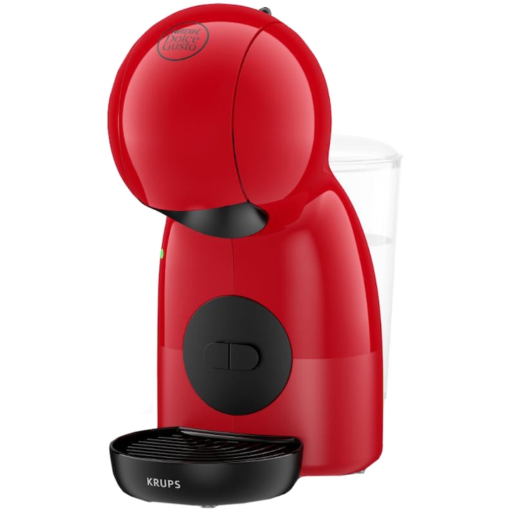 Reducere  RESIGILAT: Espressor cu capsule Krups NESCAFÉ® Dolce Gusto® Piccolo XS KP1A0510, 1600W, 15 bari, functie eco, capacitate rezervor 0.8L, rosu