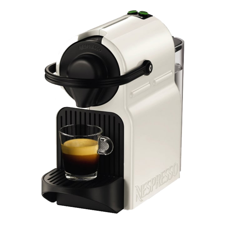 Reducere  RESIGILAT: Aparat de cafea capsule, Krups Nespresso Inissia XN1001, Plastic, 1260W, 0,8 l, 19 bari, Alb