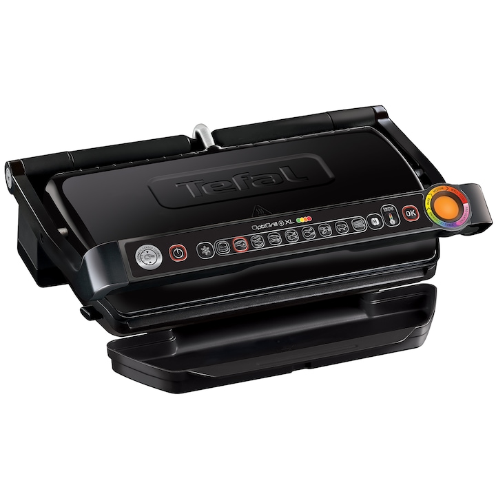 Reducere  RESIGILAT: Gratar electric Tefal OptiGrill+ XL GC722834, 2000W, 9 programe, indicator gatire, senzor automat, placi detasabile, negru