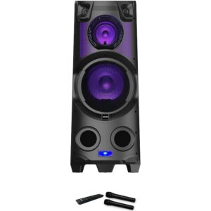 Reducere  RESIGILAT: Boxa portabila activa Akai Party Speaker 500, 300W, Bluetooth, Radio FM, USB, Negru