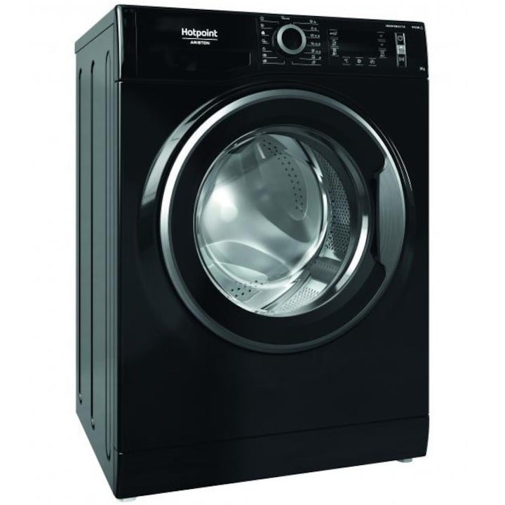 Reducere  RESIGILAT: Masina de spalat rufe Hotpoint ActiveCare NLCD 948 BS A EU, 9 kg, 1400 RPM, Spalare apa rece, Child lock, Prespalare, Clasa A, Negru