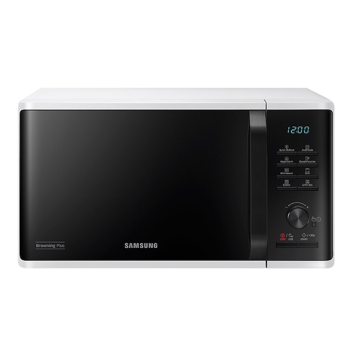 Reducere  RESIGILAT: Cuptor cu microunde, Samsung, MG23K3515AW/EO, 23L, 800W, Alb