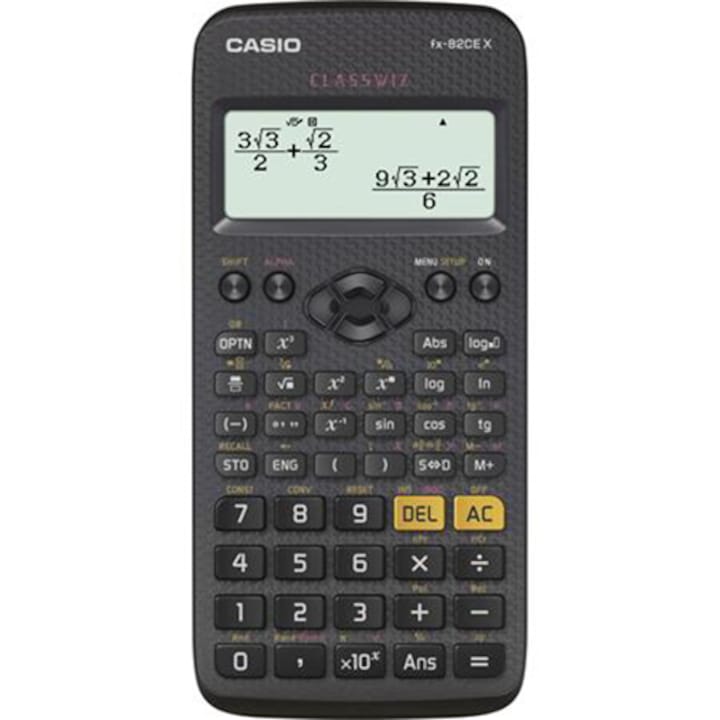 Reducere  RESIGILAT: Calculator birou FX 82 CE X, Casio, 274 functii, Negru