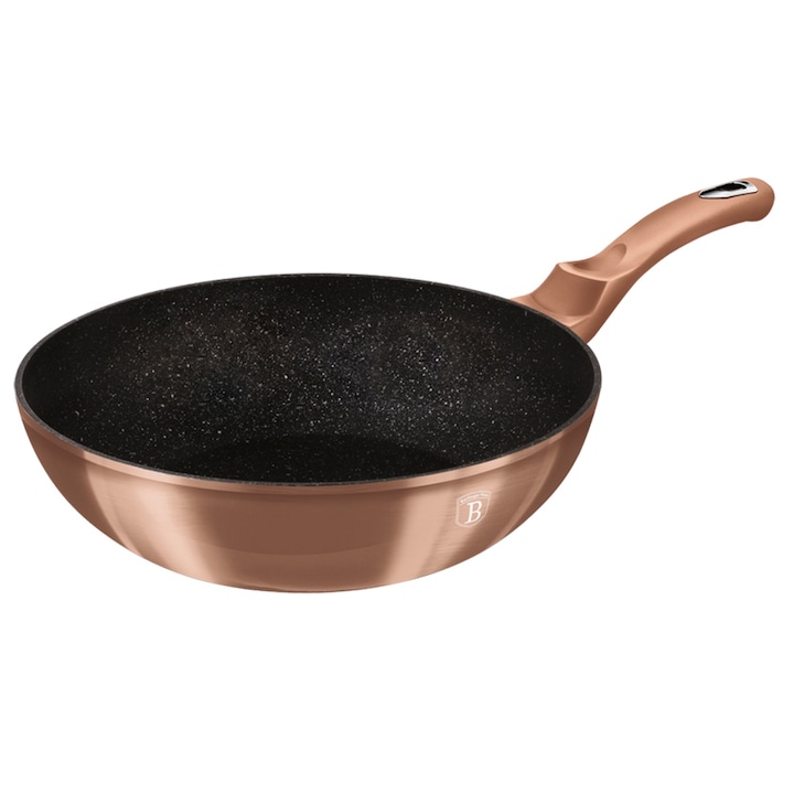 Reducere  RESIGILAT: Tigaie wok Berlinger Haus Rose Gold Edition, 30 cm