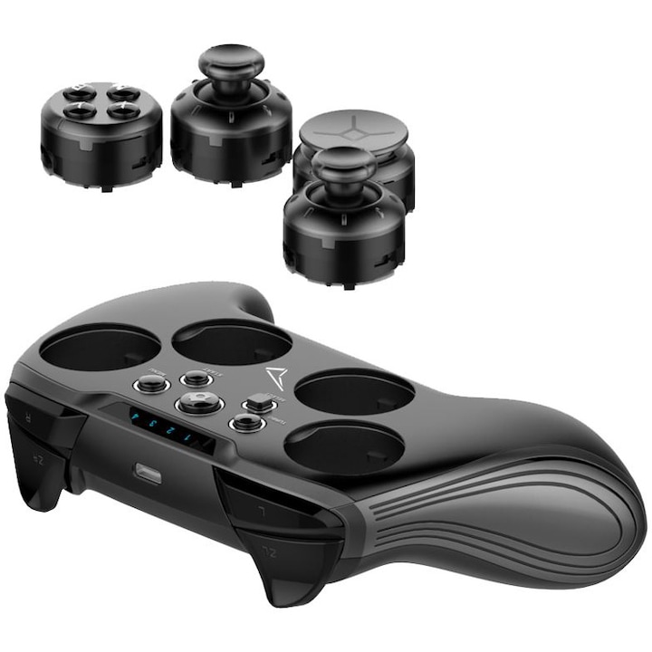 Reducere  RESIGILAT: Controller Wireless Modular Steelplay + 2 carcase suplimentare pentru Nintendo Switch, PC si Android