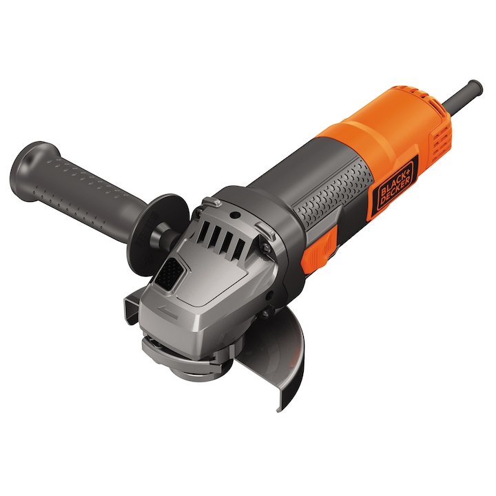 Reducere  RESIGILAT: Polizor unghiular Black & Decker BEG210 900W 115 mm, 12.000 Rpm