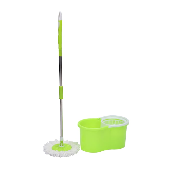 Reducere  RESIGILAT: Set curatenie Primo, mop rotativ 360, 12L, Verde