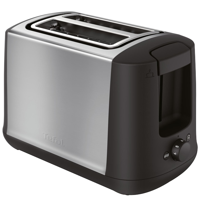 Reducere  RESIGILAT: Prajitor de paine Tefal Confidence TT340830, 850W, 7 niveluri de rumenire, Inox