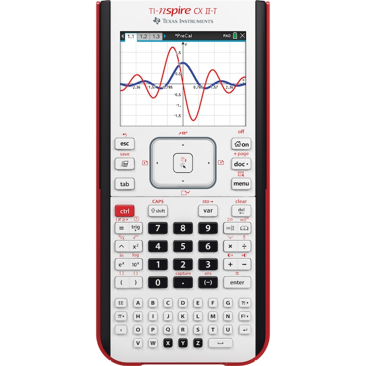 Reducere  RESIGILAT: Calculator grafic avansat Texas Instruments TI-Nspire CX II-T, afisaj color