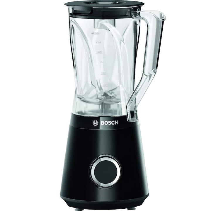 Reducere  RESIGILAT: Blender Bosch Vita Power Serie 4 MMB6141B, 1200 W, 1.5 l, 3 programe automate, cana Tritan, Negru