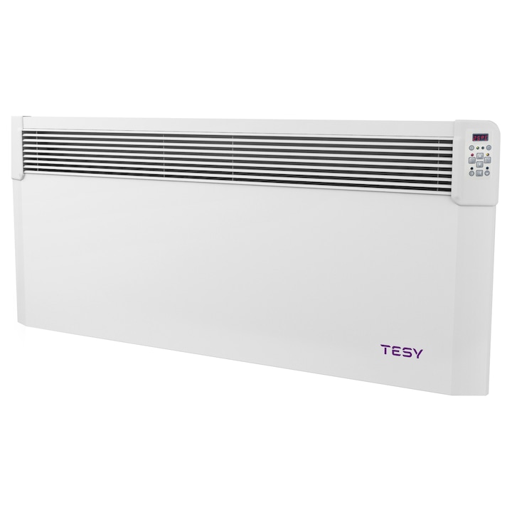 Reducere  RESIGILAT: Convector de perete TESY CONVECO CN04250 EIS, 2500 W, Control electronic, sleep mode, design slim, alb