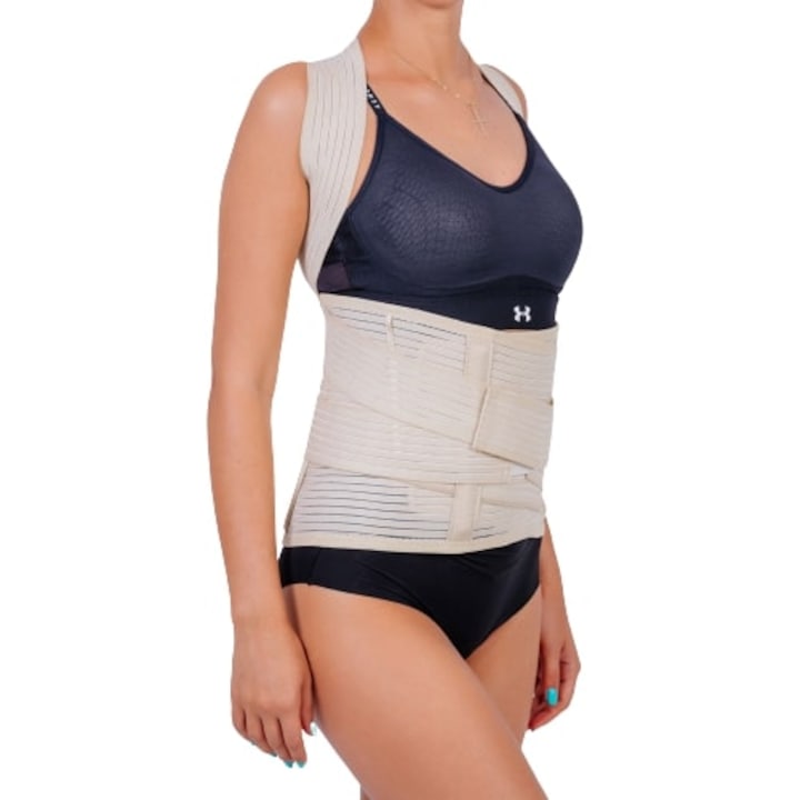 Reducere  RESIGILAT: Corset toraco-lombar elastic cu atele L, Orthomed