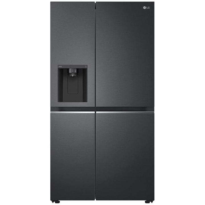 Reducere  RESIGILAT: Side by side LG GSLV71MCTD, 635 l, Total No Frost, DoorCooling+, LinearCooling, Multi-Airflow, Clasa D, Compresor Linear Inverter, H 179 cm, Negru