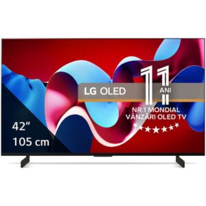 Reducere  RESIGILAT: Televizor LG OLED evo 42C41LA, 105 cm, Smart, 4K Ultra HD, 100 Hz, Clasa G (Model 2024)