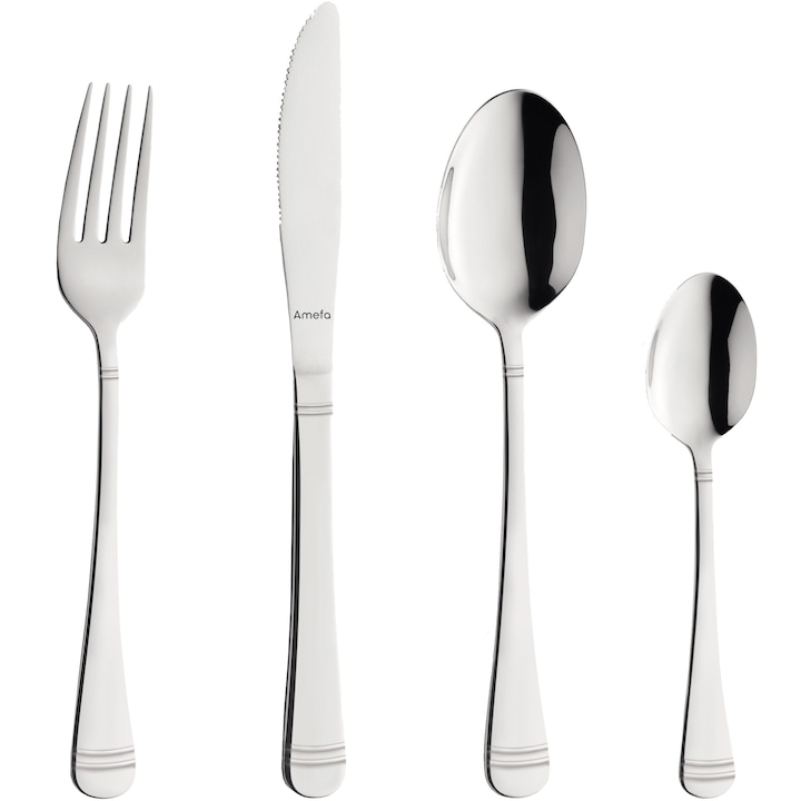 Reducere  RESIGILAT: Set 24 de tacamuri Amefa Palermo, inox