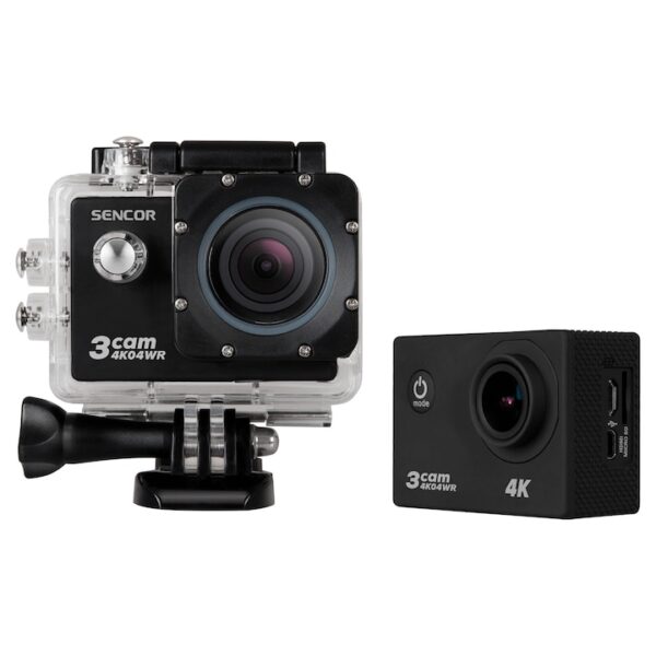 Reducere  RESIGILAT: Camera de actiune, Sencor , 4K, Afisaj TFT 2.0 inchi,, Negru