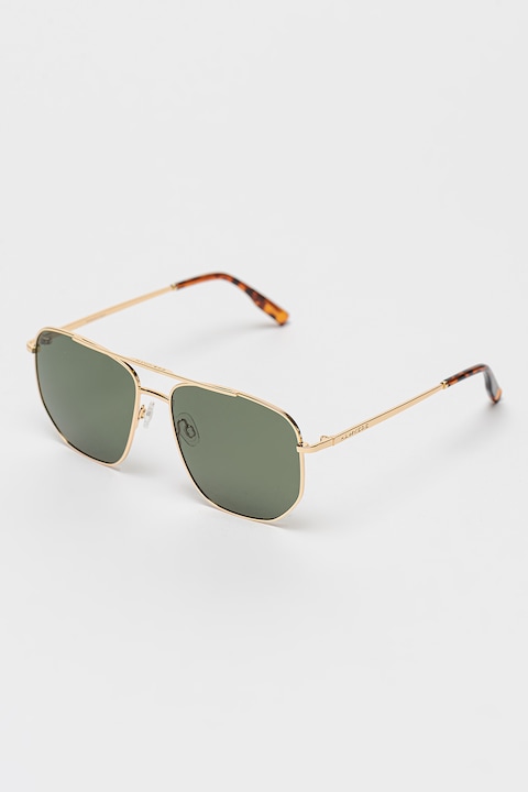 Reducere  RESIGILAT: Hawkers – Ochelari de soare aviator unisex cu lentile polarizate, 51-16-145, Auriu