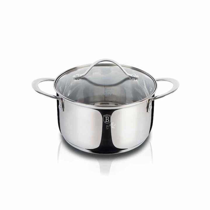 Reducere  RESIGILAT: Oala cu capac Belinger Haus, Silver Jewellery Collection, 6L, inox