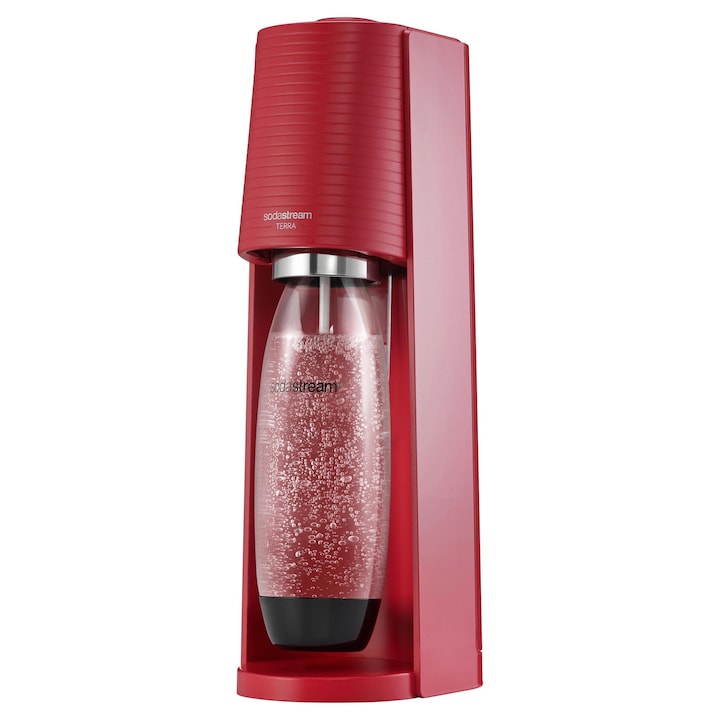 Reducere  RESIGILAT: Aparat de sifon Sodastream, TERRA, Rosu