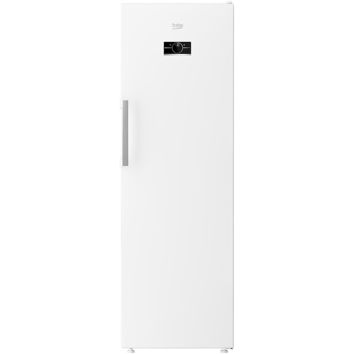 Reducere  RESIGILAT: Congelator Beko B5RFNE314W, 286 l, 8 sertare, Clasa E, No Frost, Compresor ProSmart Inverter, Compartiment MaxStore, Usi reversibile, Rafturi usa, H 186,5 cm, Alb