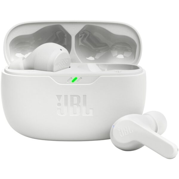 Reducere  RESIGILAT: Casti audio in-ear JBL Wave Beam, True Wireless, Bluetooth, Deep Bass, Alb