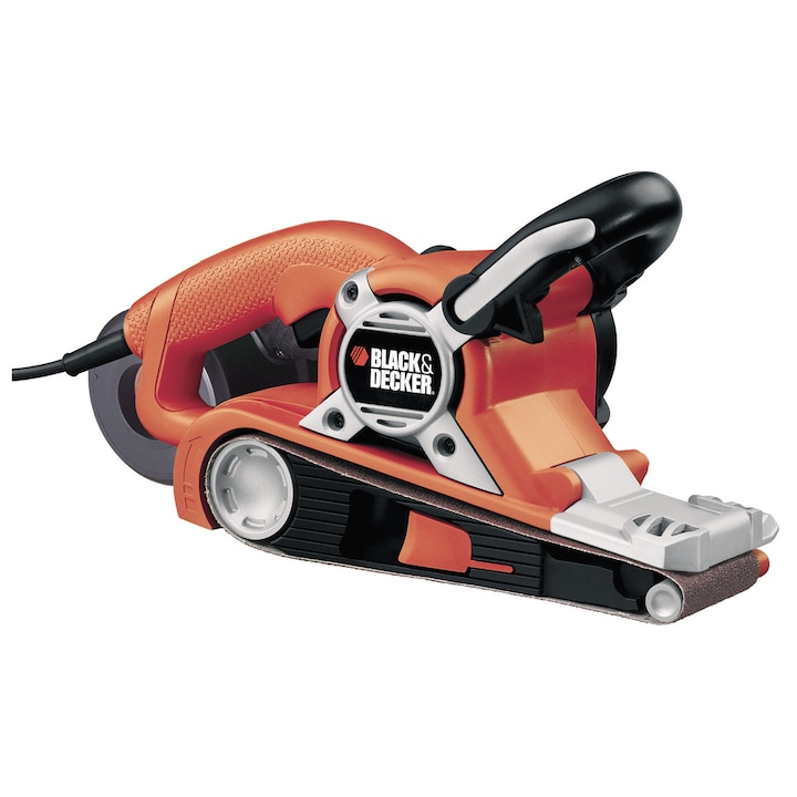 Reducere  RESIGILAT: Slefuitor cu banda, Black & Decker KA88-QS, 720 W, 75×533 mm, Portocaliu