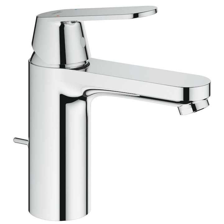 Reducere  RESIGILAT: Baterie lavoar Grohe Eurosmart Cosmopolitan, monocomanda, 3/8”, limitator debit, set evacuare cu tija, aerator, marimea M, Crom