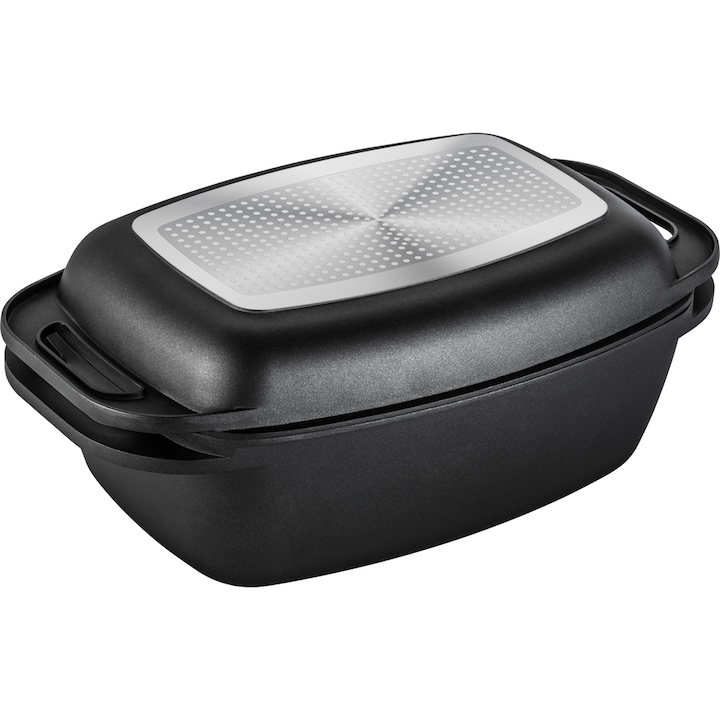 Reducere  RESIGILAT: Vas cuptor Lamart, 9L + 3L, Capac, Grill